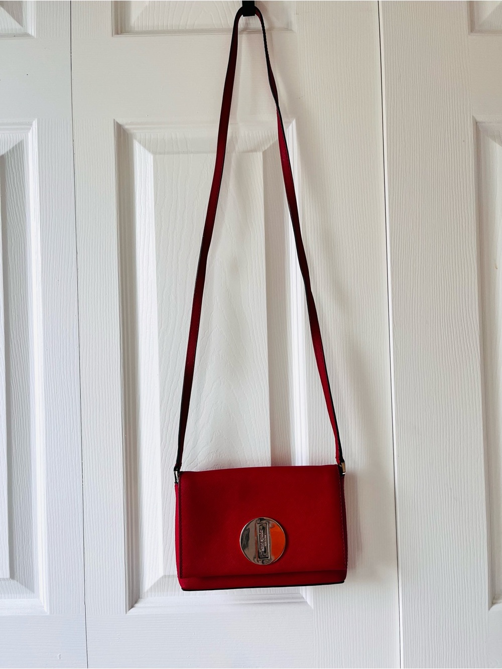 kate spade Red Crossbody with Gold Turn-Lock